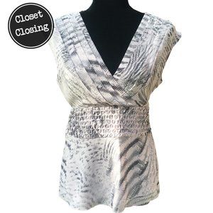 Banana Republic Blush Pink Animal Print | Size 2